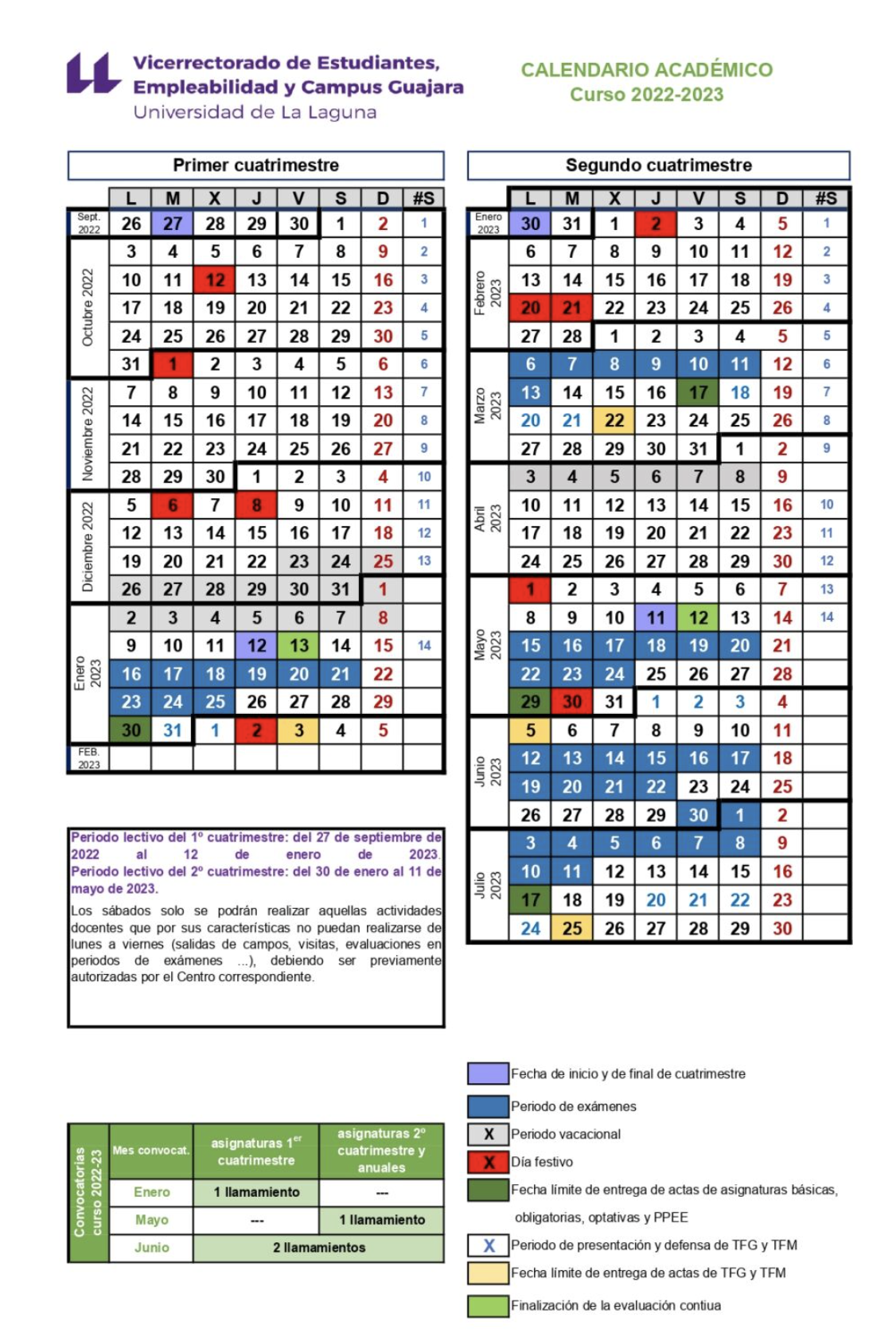 Calendarios Horarios y Exámenes Desarrollo y Mantenimiento de