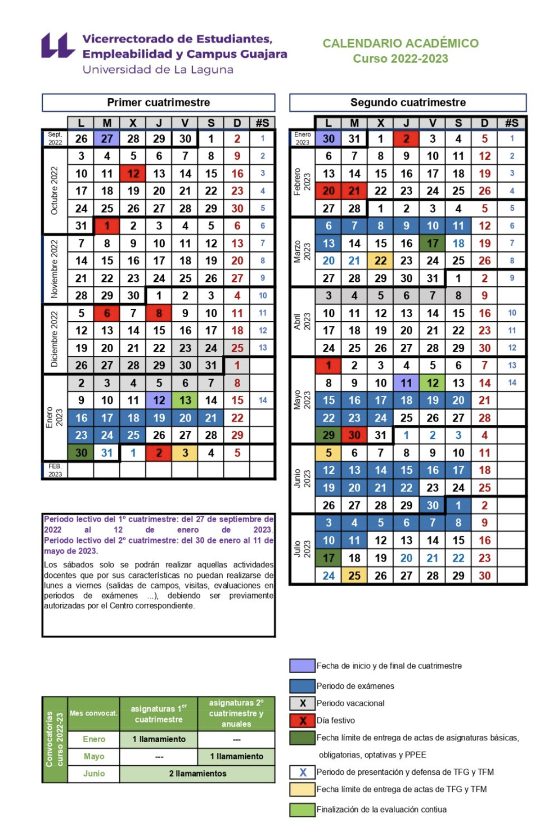 Calendarios Horarios Y Ex menes Desarrollo Y Mantenimiento De Sistemas Inform ticos